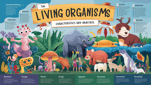 The Living Organisms Characteristics and Habitats