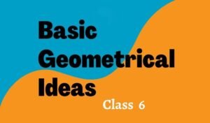 Basic Geometrical Ideas